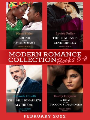 cover image of Modern Romance February 2022 Books 5-8